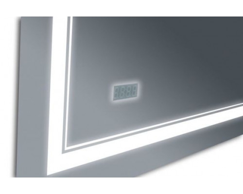 Зеркало Бриклаер Эстель-2 60 с Led подсветкой, инфракрасный выключатель, часы
